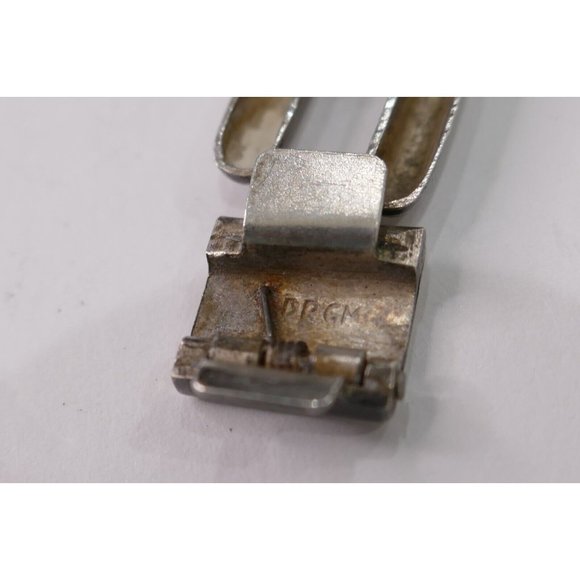 Rare VTG German 835 Silver Bracelet DRGM Deutsches Reichsgebrauchsmuster Mark - Picture 5 of 12